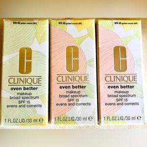 Clinique even better broad spectrum makeup WN 46 Golden Neutral